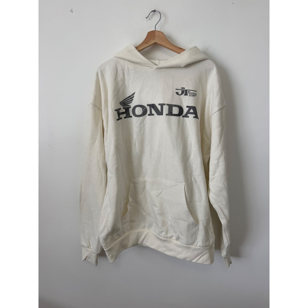 Honda x JT Racing Sample Wing Hoodie – Gray – Men's Large – NWT